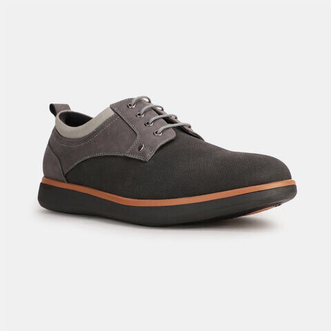 Bata Comfit grey casual derby-style shoes for men